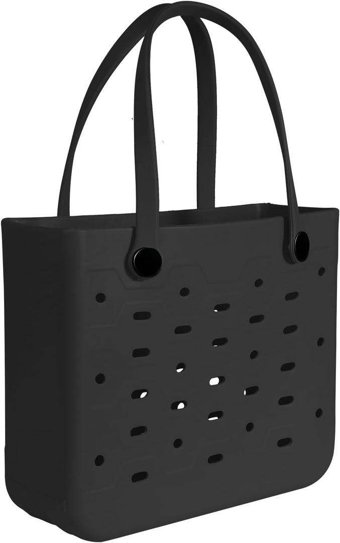 Rubber Beach Bag,Water-resistant Travel Tote Bag for the Beach Pool, Medium