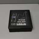 LMS Mic Stand Phone Holder, Flexible Phone Holder for Microphone Stand, iPhone Music Stand Holder Mount, Mic Stand Cell Phone Clip for iPhone 15 14 13 12 Pro Max Samsung Galaxy Pixel (Long, 16)