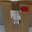 IBUYKE Coat Rack Stand, Freestanding Coat Tree with Solid Round Base and 8 Hooks, Easy Assembly Wooden Coat Hanger, Clothes Rack for Hallway Entryway, Living Room, Bedroom, Office, White WD-114 (Discs)