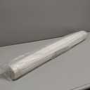 LazBlinds No Tools No Drill Cordless Bamboo Roman Shades, Light Filtering Window Treatment, Roll Up Bamboo Blinds for Window 33'' W x 64'' H, Ceylon Vintage White