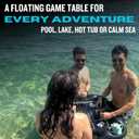 DIVEBLAST Floating Cooler for Pool, Lake, River & Kayak - Holds Up to 24 Cans with Ice - Leakproof Insulated Cooler for River Floating