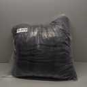 Crushed Taffeta Decorative Throw Pillow/Sham Cushion Cover Black