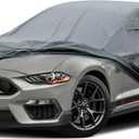 GUNHYI 16 Layers Car Cover Waterproof All Weather, Heavy Duty Full Exterior Cover Universal Fit Coupe Ford Mustang/Shelby, Chevrolet Camaro/Corvette, Kia Optima, Audi A4/A5, BMW 5 Series 525i etc., 0 Coupe Car Cover, 0 Fit Coupe Length 186-195 inch