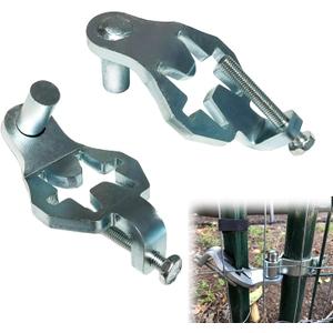 T Post Gate Hinge Pins Heavy Duty T-Post Gate Hinge for Farm Gate Garden and Backyard Gate