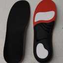 Plantar Fasciitis Relief Insoles - FSA Eligible Items Only List - High Arch Support Inserts - Heel Cups & Shoe Inserts for Heel Pain Relief - Planter Facetious Relief Support Inserts - S (S:Men's 6.5 - 8.5 | Women's 7.5 - 9.5, Black)