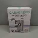 CASABREWS CM5418 Espresso Machine 20 Bar, Compact Espresso Maker with Steam Milk Frother, Stainless Steel Coffee Machine with 34oz Removable Water Tank for Cappuccino, Gift for Women or Men, Silver