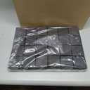 Sasylvia 200 Pcs Jewelry Gift Boxes Bulk Cardboard Ring Earring Box Kraft Square Gift Box with Foam Insert for Packaging (Black Color,Multiple Sizes)