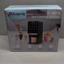 Alcarin Ice Cream Maker with 3 Pints(Not Freezer) Homemade Slushie Gelato Yogurt Sorbet Frozen Treat Machine 10 Pre-set Program Respin & Mix-in