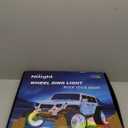 Nilight 4PCS 17.5inch LED Wheel Ring Lights RGB with APP and Remote Control Neon Lights Million Colors w/Turn Signal and Braking Function for Car Van SUV Truck