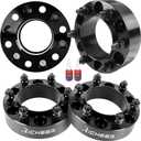 Richeer 6x5.5 Wheel Spacer for 1995-2023 Tacoma, 1989-2023 4Runner, 2'' 6x139.7mm Hubcentric Wheel Spacers with 12x1.5 Studs & 106mm for Tundra FJ Cruiser Sequoia GX470 GX460