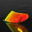 K1 Face Shield Replacement,UV Protective Scratch-resistant helmet Visor compatible with AGV K1, K1S, K3SV, K5, K5S Helmet (Revo Deep Red-day use only) (L)