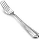 KEAWELL Pearl Edge 4-Piece Premium Fork Set, 18/10 Stainless Steel, Fine Silverware with Mirror Finish, Dishwasher Safe (4, 8" Dinner Forks)