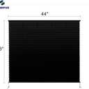 RV Blinds,RV Pleated Shades,RV Window Shades,Camper Blinds,RV Window Blinds for RV Camper Travel Trailers Motorhome's Window 44" W x 38" L Black