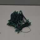 YULETIME 200 Green Wide Angle LED Christmas Lights, 66 Feet Green Wire UL Certified 5mm Holiday String Light Set (Green)