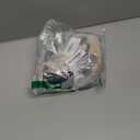 ZAFUL Metal Ring Bandeau Bikini Set Tie Side Bathing Suit High Cut 2 Piece Swimsuit Cutout Swimwear (Small, Beige and Black)