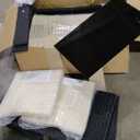 4 Piece Patio Rattan Conversation Set, Outdoor Rattan Chair Wicker Furniture Set, Couple Seats and Tempered Glass Table,Comfort Seat for Patio, Pool or Backyard