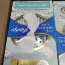 Always Pure Cotton, organic cotton top layer pads for women with wings, feminine care, period, menstrual, sanitary, postpartum, toallas sanitarias para mujer, Size 1 Regular Absorbency, Unscented 84ct