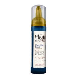 Maui Moisture Flexible Hold + Coconut Milk Curl Foam Mousse, for Curly Hair Styling, No Drying Alcohols, Parabens or Silicone, 8.5oz | No Drying Alcohols, Parabens, Silicone