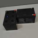 Miady 12V 12Ah Rechargeable Sealed Lead Acid Battery (2 Packs)