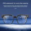 AI Smart Glasses with Camera,4K with Audio Bluetooth Camera Glasses for Men Women 8MP 32G HD Hidden Video Recording Support Live Feed,Ai Voice Control,150+ Language Translate, Chart GPT, WiFi