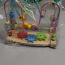 Bead Maze for Babies 6-12 Months,Wooden Educational Abacus Beads Circle Toddler Toys - Colorful Roller Coaster Activity Game,Great Gift for Babies Toddlers Girls and Boys