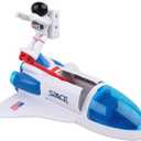 Daron NASA Space Adventure Series: Space Shuttle with Lights & Sounds & Figure, Approx 9" X 7", Medium
