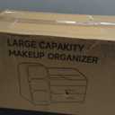 Makeup Organizer with Drawers, Cosmetic Storage for Dresser Vanity and Bathroom Countertop, Beauty Holder for Lipstick Brush, Skincare Organizer for Vanity, Cosmetic Display Case (Pink)