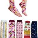 Women Toe Socks Tabi Ankle Sock Colorful Two Toe Finger Flip Flop Socks for Womens Girls (One Size)