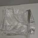 Corner Bathroom Counter Organizer 3-Tier Bathroom Organizer Countertop with Hooks Perfume Organizers Storage Shelf for Makeup & Skincare Dresser-Clear