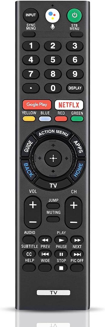 Replacement for Sony Bravia TV Remote with Voice Control, for Sony RMF-TX300U 4K Smart HDTV XBR-49X800E XBR-55X800E XBR-55X850D XBR-65X850E XBR-85X850D XBR-43X800E XBR-65X930D XBR-75X850E XBR-75X940D