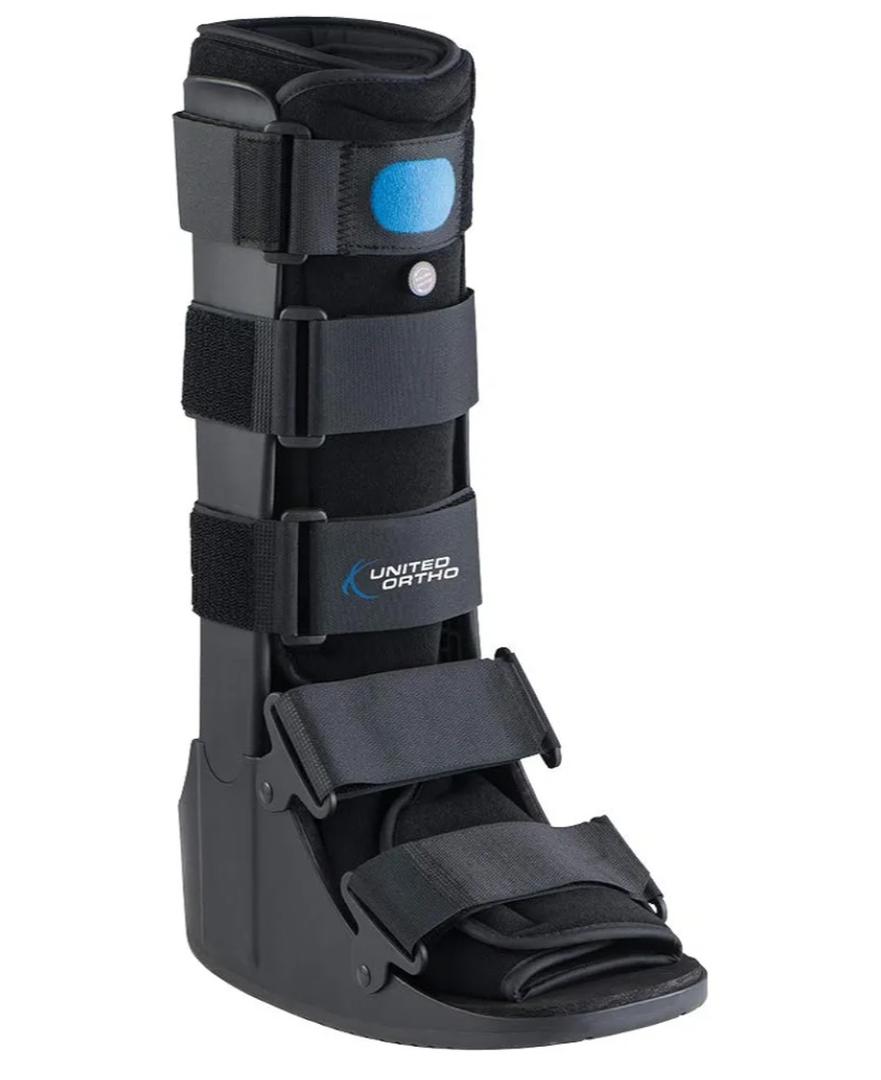 United Ortho Air Cam Walker Fracture Boot, Medium, Black