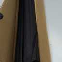 Changshade No Drill Roman Shades Cordless Blinds Blackout for Indoor Windows, Room Darkening Black Out Tension Rod No Hardware No Tools Inside Mount, Shade Size 34.5 Inches Wide 64 Inches High, Black