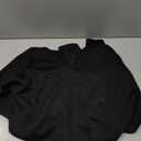 Totatuit Women Oversized Hoodies Dress Casual Long Sleeve V-Neck Hooded Sweatshirt Dress with Pockets 2025 Fall Outfits (Small, Black)