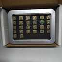 BESTNULE 27pcs Leather Stamps, Leather Stamping Kit, Leathercraft Stamping Tool Set, 26PCS Capital Letter Leather Stamps 6mm + 1 Stamping Handle for Leather Craft