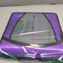 Case-it Mighty Zip Tab School Zipper Binder | 3-Inch O-Rings, 600-Sheet Capacity, 5-Subject Expanding File Folder, Multiple Pockets & Storage Organizer, Shoulder Strap | D-146 Deep Purple