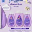 Johnson's Baby Sleepy Time Bedtime Gift Set with Relaxing NaturalCalm Aromas, Bedtime Baby Bath Shampoo, Wash & Lotion, Baby Bedtime Essentials, Hypoallergenic & Paraben-Free, 3 Items