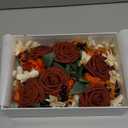 Ling's Moment 6pcs Wedding Wrist Corsage Artificial Flowers, Girl/Mother Homecoming Prom Corsages Wristlet Dcor, etc. Burnt Orange Terracotta
