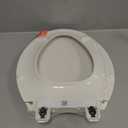 KOHLER 20111-96 Brevia, Slow Close Toilet Seat, Round Toilet Seat, Grip-Tight Bumpers Quick-Attach Hardware, Biscuit