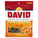 9 x DAVID Jumbo Sunflower Seeds, Honey Roasted Flavor, Easter Basket Stuffer for Baseball Players, 5.25 oz. (EXP 03/03/26)