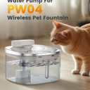 Replacement Pump for PW04 3.5L Wireless Cat Water Fountain B0DNJT76WJ and B0DMF2LH3Y