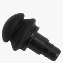 Fascia Gun Massager Head, Soft Silicone Massage Gun Replacement Head 18mm Outer Diameter Gas Pad for Buttocks