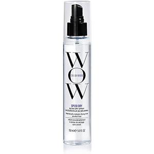 COLOR WOW Speed Dry Blow Dry Spray – Cut Blow Dry Time by 30% | Heat Protectant, Prevent Breakage | Cruelty-Free & Gluten-Free