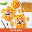 BIO NUTRI Foods High Protein Snack-Count Variety Pack-Cheesy Nacho and Sour cream onion Chips,10g High Protein,Crispy Tortilla Shaped Snacks,Low Sugar Diet,Healthy Gluten Free and Low Carb Taco Snack