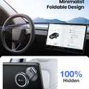 VICSEED Tesla Phone MountStrongest Magnet PowerFoldable Hidden Tesla Phone Holder Fit for All Phone, Tesla Model 3 Model Y for MagSafe Car Mount, Tesla Model 3 Accessories, Tesla Model Y Accessories