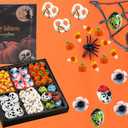 Halloween Candy, Gift-Basket, Candy Corn, Skulls & Monsters, Eyeballs, Trick or Treat, by Snackberry (Variety Pack) (EXP 05/30/26)