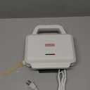 Mini Waffle Maker Machine, Tiny Waffle Bites Iron for Kids, Bake 8 x 2'' Tiny Waffle Bites, Small Waffle Maker, Compact & Easy Use, Non Stick Surface, Recipe Included, White