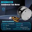 HC39GE226A Condenser Fan Motor Replacement for GE Carrier Bryant Payne, 1/4 HP, 208/230V, 1100 RPM, Y7S623C835L 5KCP39FGY563S HC39GE226 1185924 HB39GQ230 HB39GQ230A HC39GQ230 1184264 1172709 3S047