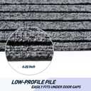 Runner Rug 2'x8'Indoor Outdoor Utility Carpet,Area Rugs with Non Slip Rubber Backing for Hallway Kitchen Entryway Balcony Garage Stair Laundry Room