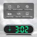 VJOYCAR New Colorful Speedometer HUD GPS Digital Speed Meter MPH KM/H Speedo Head Up Display for Cars Trucks, USB Cable Plug & Play (7 Color/MPH KM/H)