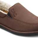 Dr. Comfort Men's Relax Therapeutic Slippers (10 Wide, Chocolate)